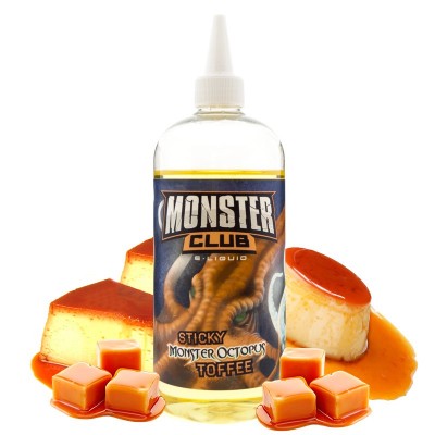 Monster Club - Sticky Monster Octopus Toffee 450ml 0mg