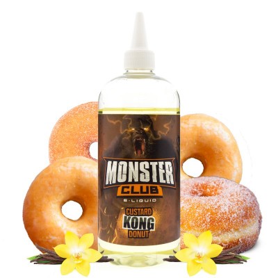 Monster Club - Custard Kong Donut 450ml 0mg