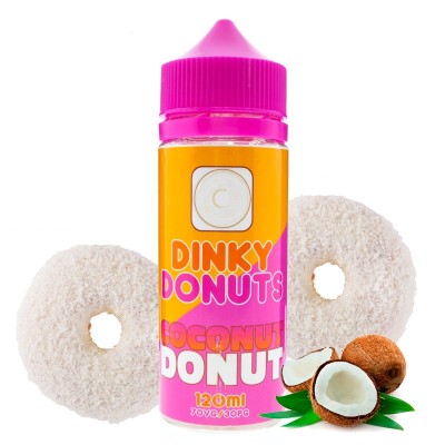 Dinky Donuts - Coconut Donut 100ml 0mg