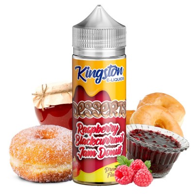 Kingston - Raspberry Blackcurrant Jam Donut 100 ml 0mg
